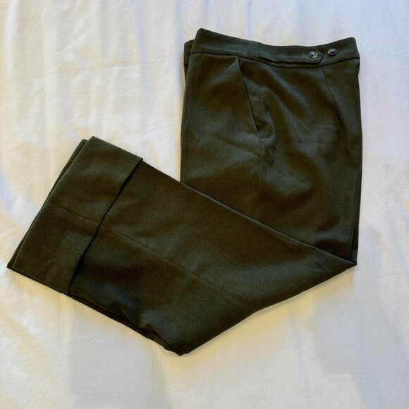 Tuckernuck Dark Green Ankle Pants - Picture 1 of 7